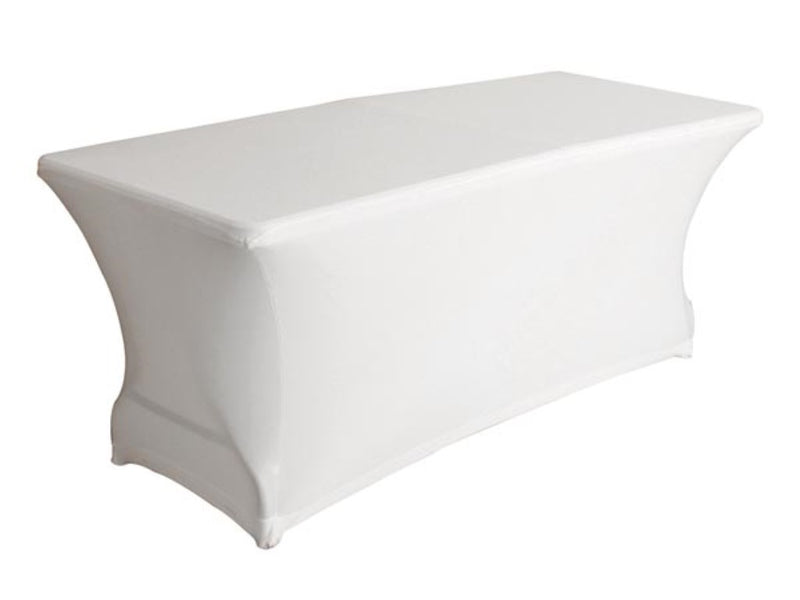 Perel Hoes voor tafel - wit- rechthoekig - 180 cm x 75 cm x 74 cm - FP410