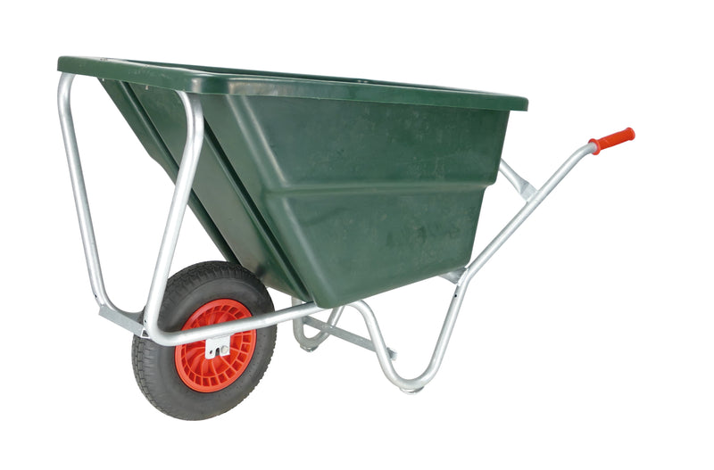 Vabor Landbouwkruiwagen 170 L - Diepe PE-bak -  1 wiel - TG170PE-PB - GV28LZ0PB
