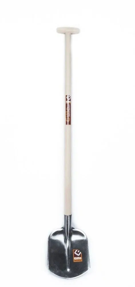 Gille Ferma Steekbats - Zandschop nr 000/35 gezandstraald met essenhouten T-steel 110cm - H314000T