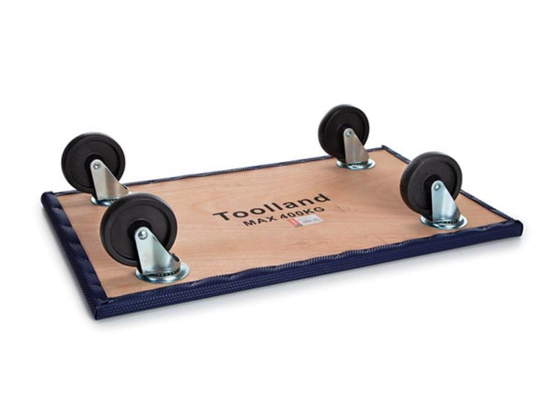 Toolland Meubelroller multiplex met 4 zwenkwielen 65 x 40 cm - beschermfolie  400kg - QT407