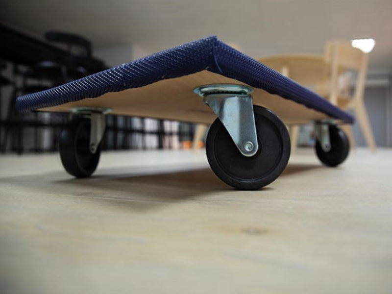 Toolland Meubelroller multiplex met 4 zwenkwielen 65 x 40 cm - beschermfolie  400kg - QT407