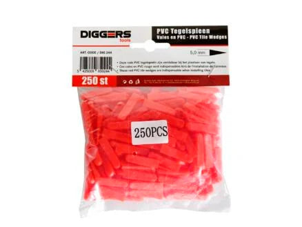 Diggers Tegelspie 5mm 250 stuks - DIG244