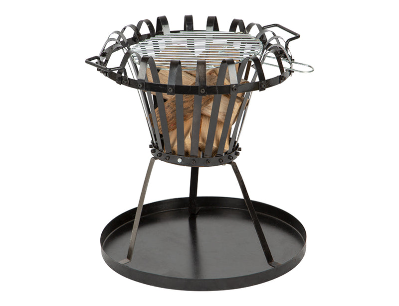 Practo Garden Vuurkorf met BBQ rooster - Ø 50 cm - C007