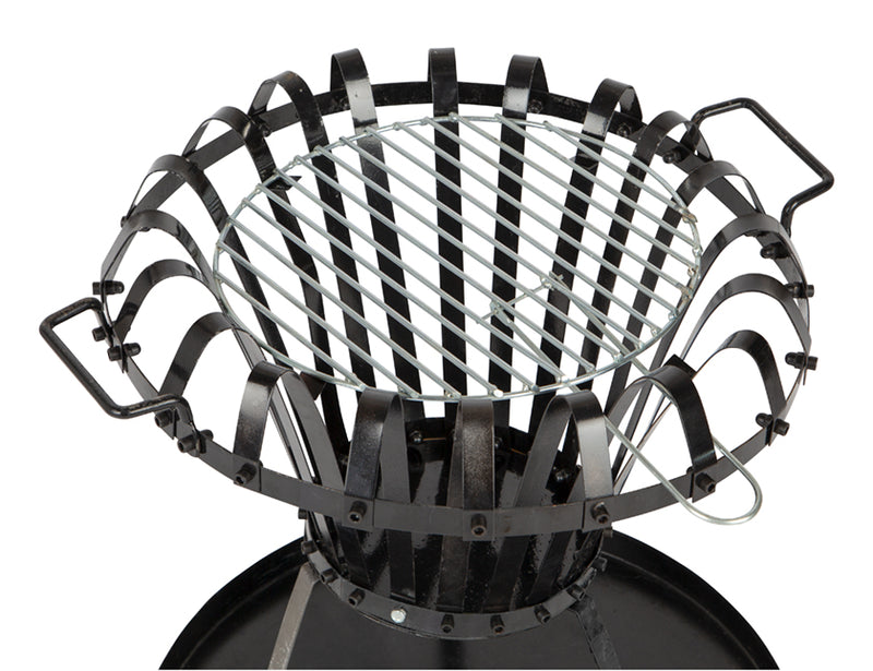 Practo Garden Vuurkorf met BBQ rooster - Ø 50 cm - C007