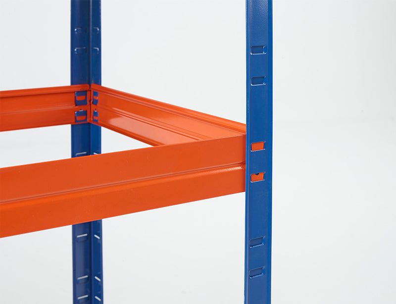 Practo Home Heavy Duty Opbergrek in metaal en hout blauw/oranje 5x200kg - M945