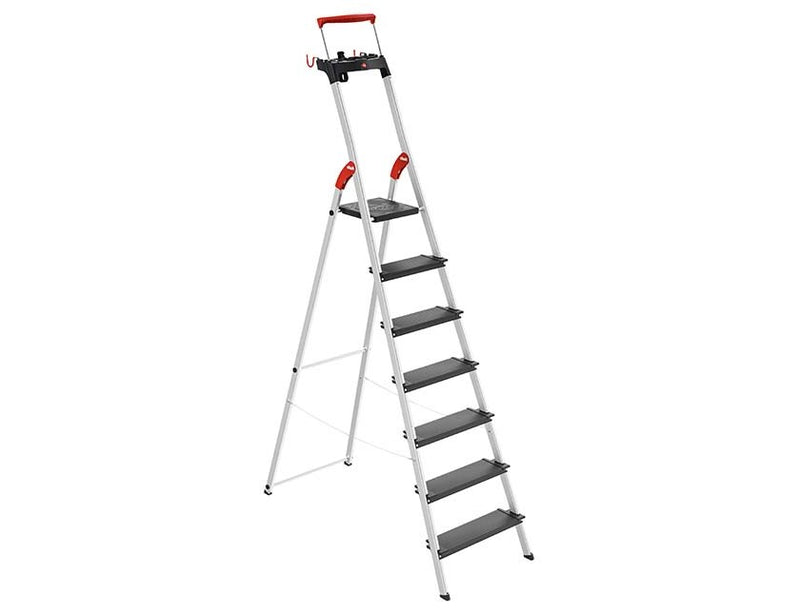 Hailo Aluminium trapladder L100 TopLine 7 treden - 8050-707