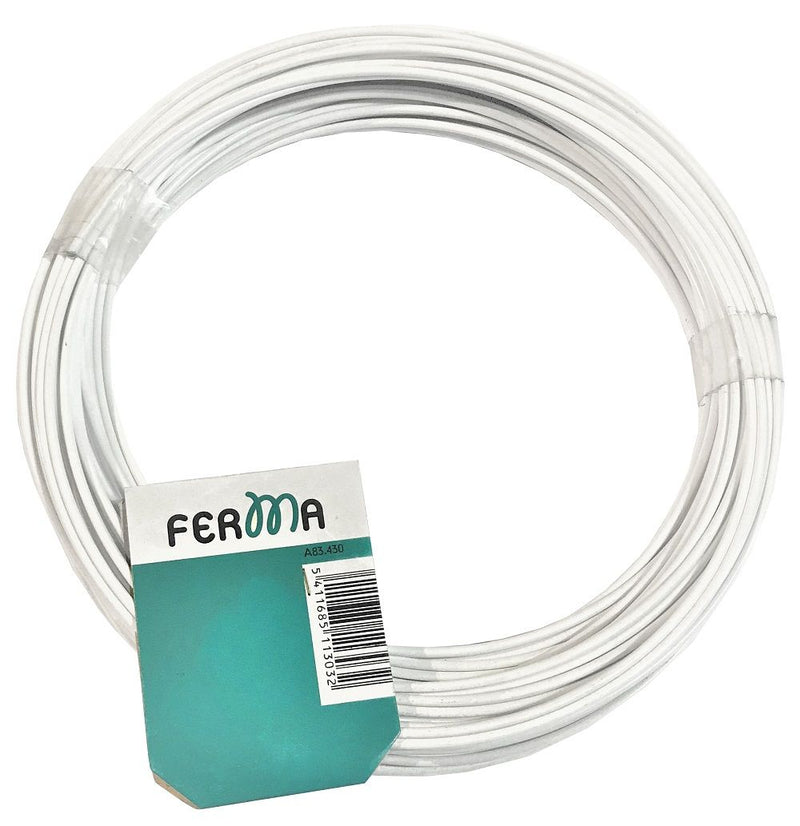 Gille Ferma Wit geplastificeerde waskabel - waslijndraad 30 meter - A83.430