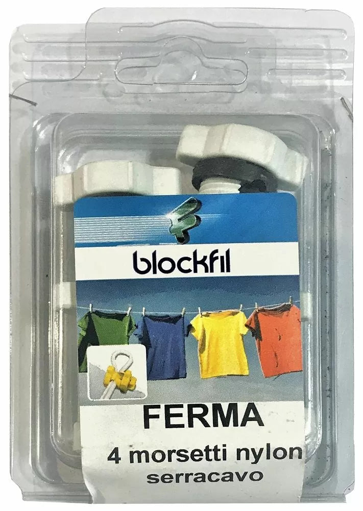 Gille Ferma Clips voor waslijnkabel 4 stuks - A85C