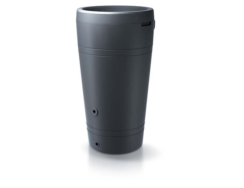 Waterform Regenton met plantenbak Tube excl. kraantje - antraciet 230 liter - PWV230A