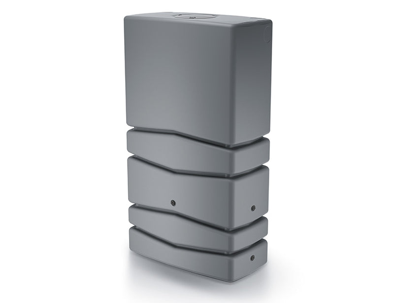 Waterform Regenton Aqua Tower excl. kraantje - grijs 350 liter - PWT350G