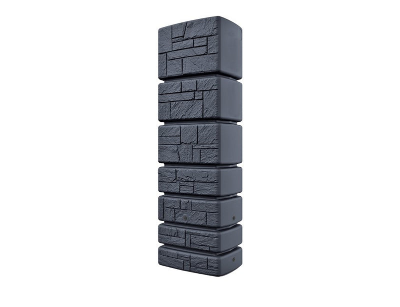 Waterform Regenton Aqua Tower Stone excl. kraantje - antraciet 350 liter - PWT350STA