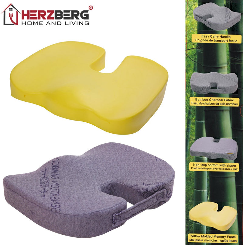 Herzberg Bamboe orthopedisch zitkussen tegen rugklachten - HG-8040