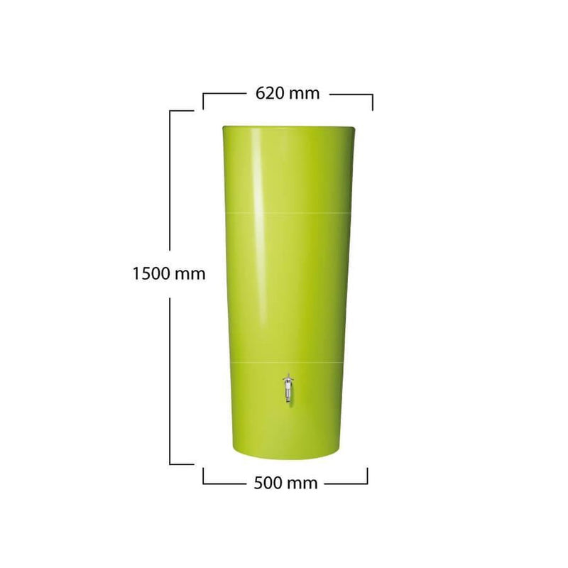 Garantia Regenton met plantenbak  - Color Apple 350 liter excl. kraantje - PU326100