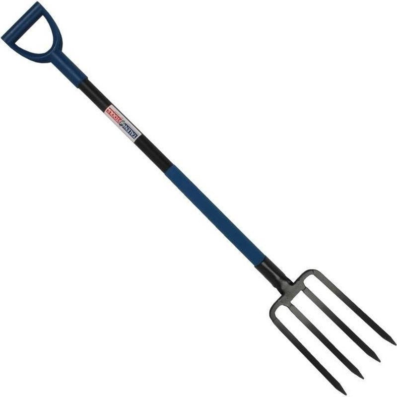 Talen Tools 4-tands spitvork ergonomisch met D-steel 85cm - ERGO58