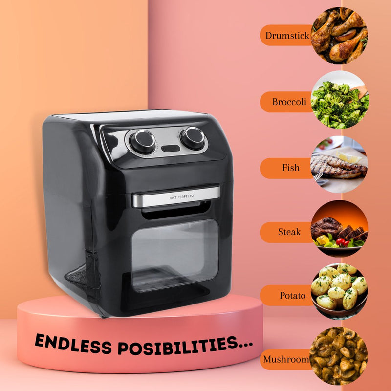 Just Perfecto 12-in-1 Airfryer Oven XXL 1800 W - 12L - JL-07