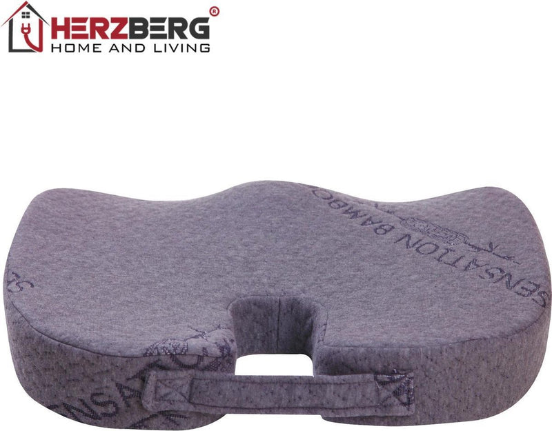 Herzberg Bamboe orthopedisch zitkussen tegen rugklachten - HG-8040