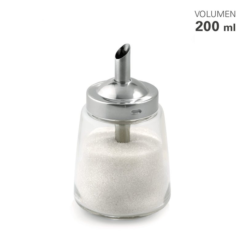 Karl Weis Suikerdispenser glas / RVS 200 ml - 15053