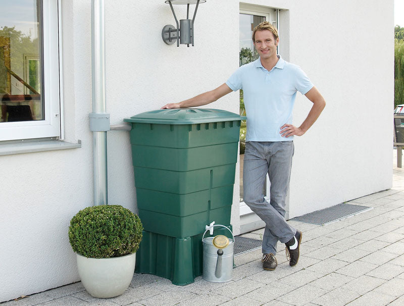 Garantia Regenton Rechthoekig 300 liter groen - PQ300
