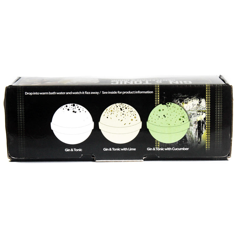 AW Gifts - Bruisbal - Gin en Tonic Bath Bombs - set van 3 stuks x 120gr - CBB-01