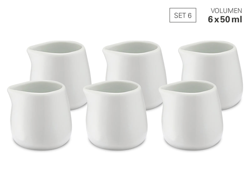 Karl Weis Melkkan porselein 50 ml - set van 6 stuks - 19062