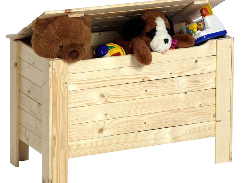 Practo Home Speelgoedkoffer - Opbergbox hout - H360