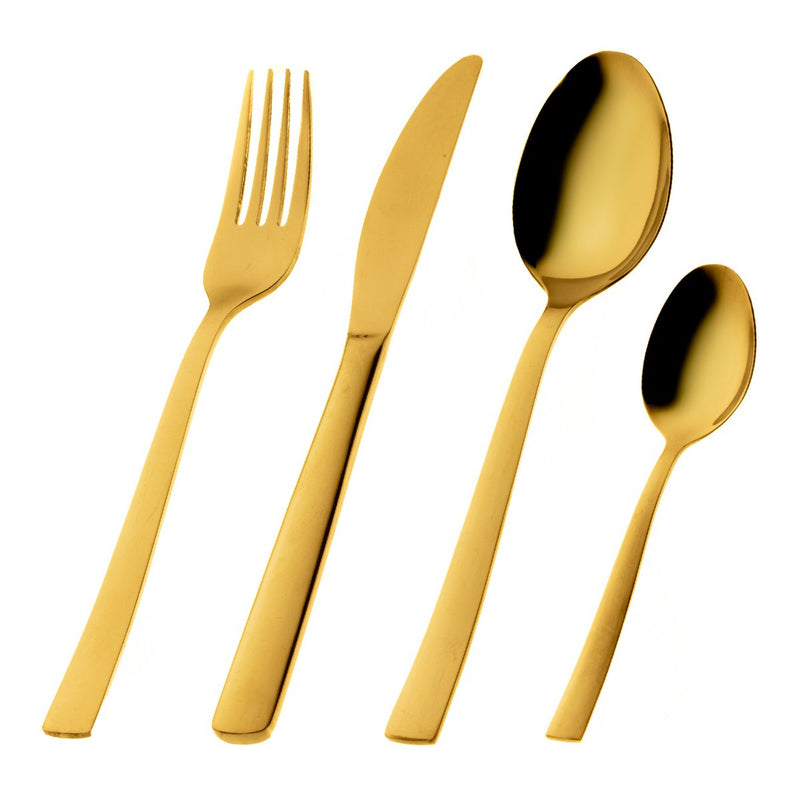 Sareva Bestekset RVS Goud 4-Delig - 142492