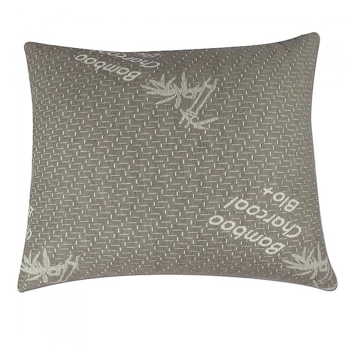 Herzberg Bamboe Hoofdkussen - slaapkussen Bamboo Charcoal Pillow - HG-6050BC