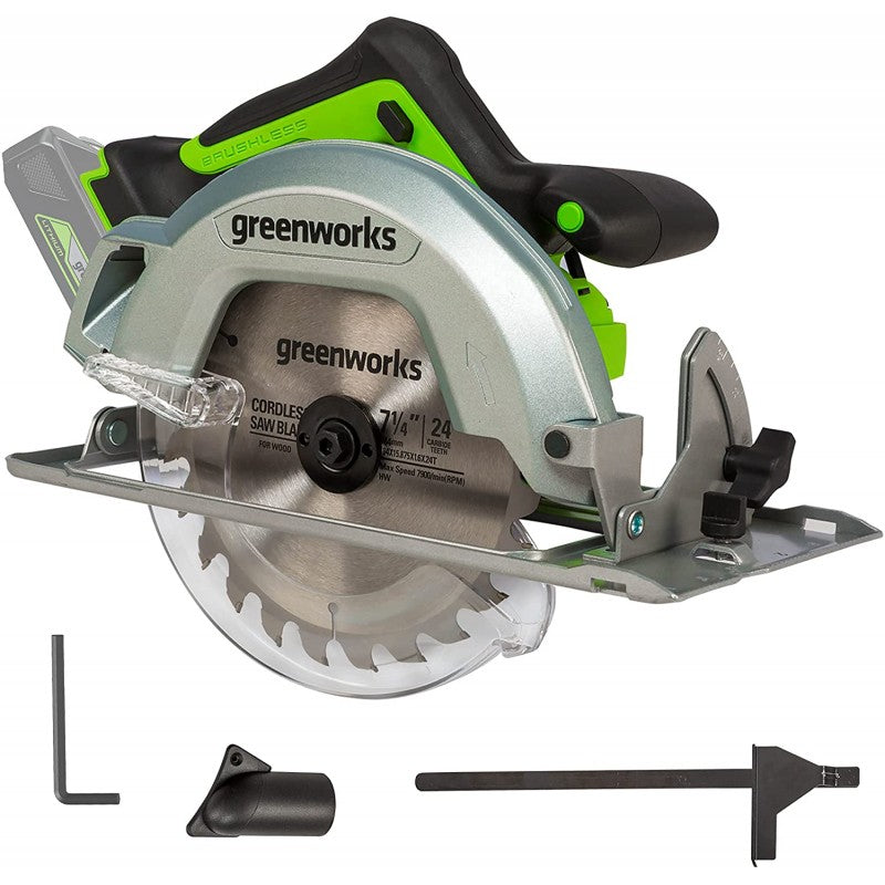 Greenworks 24 Volt Accu Cirkelzaag 185mm - GD24CS