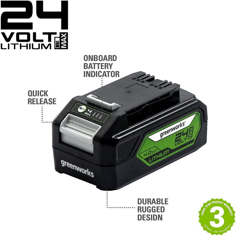 Greenworks 24 Volt 4.0 Ah Accu - G24B4