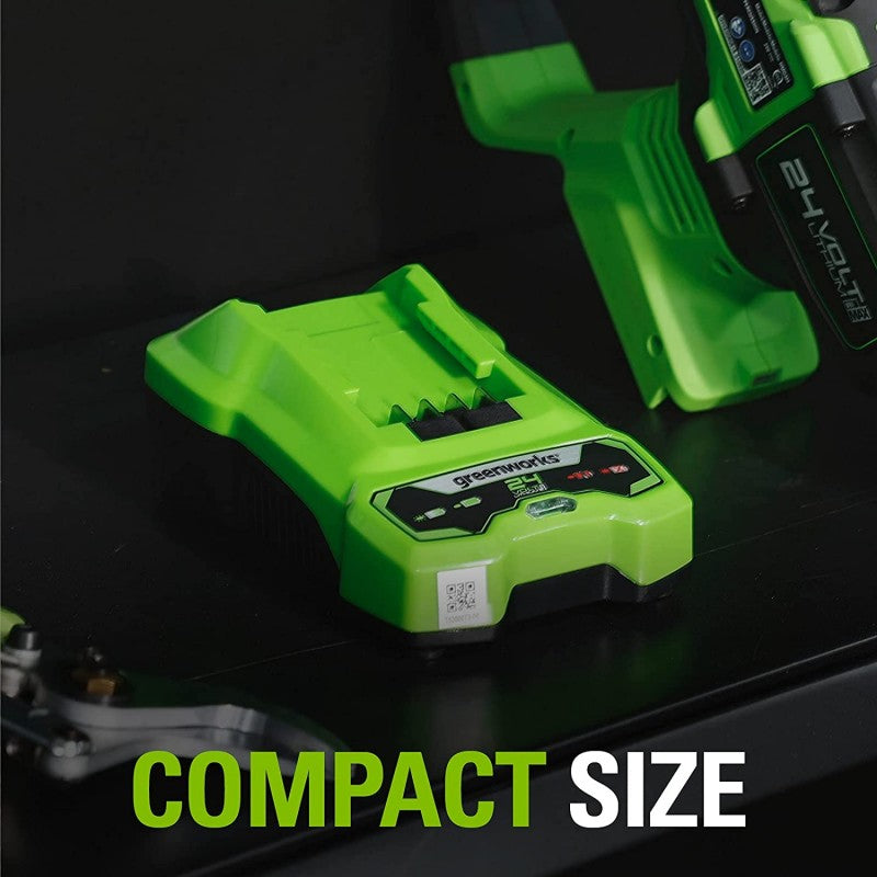 Greenworks 24 Volt Acculader - G24C