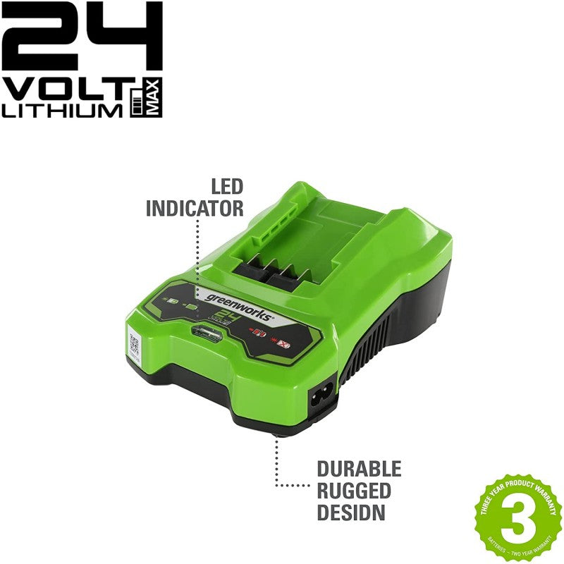Greenworks 24 Volt Acculader - G24C