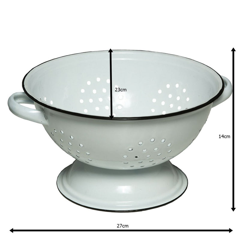 Ambiente Haus Vergiet - Staande zeef in emaille - Ø 23 cm - 51211