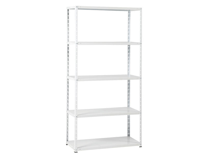 Practo Home Metal Rack Metalen Opbergrek Wit 140B - 180x90x40 cm - M140B