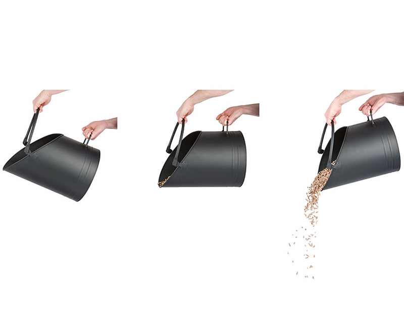 Practo Home Pelletemmer zwart Ø 28 cm - W403