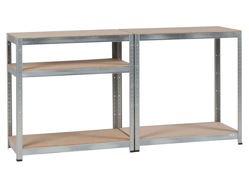 Practo Home Heavy Duty Opbergrek hout/galva extra zwaar - 180x105x56 cm- M870