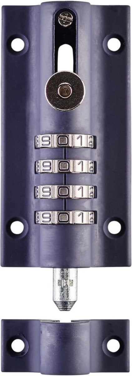 Squire Combi Bolt 4 schuifslot - stalen combinatieslot met 4-cijferige code - COMBI4
