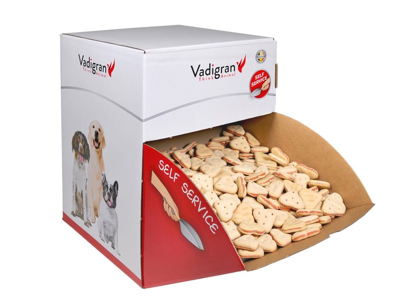 Vadigran Snack hond Biscuits Duo Hearts 10kg - 13389
