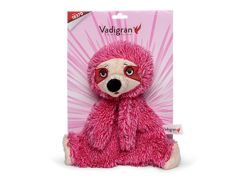 Vadigran Speelgoed hond pluche crinkie luiaard 26cm - 18370