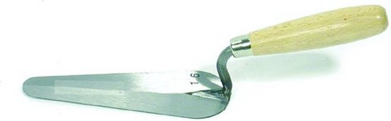 Talen Tools Kattetong truweel 14 cm met handgreep in hout - 350300