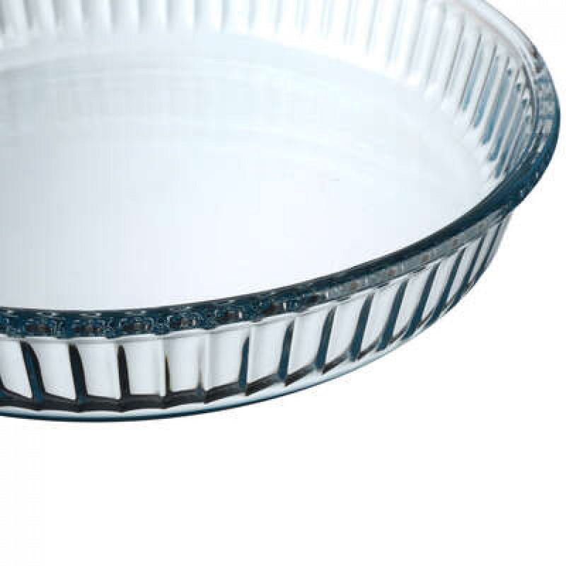 Borcam Ovenschaal - taartvorm glas transparant 26 x 3 cm - 59044