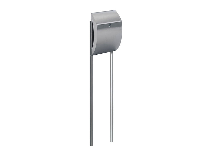 Practo Garden Brievenbuspaal inox - dubbel - B580