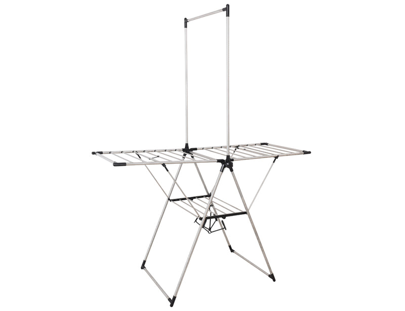 Practo Home Droogrek T-model + kledingrek Laurence inox 20 m - V169