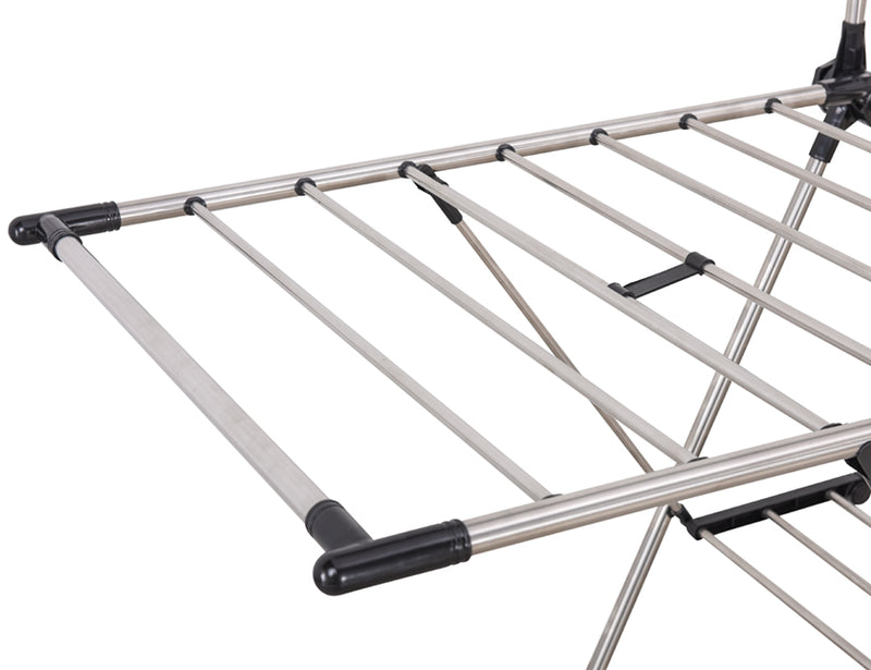 Practo Home Droogrek T-model + kledingrek Laurence inox 20 m - V169
