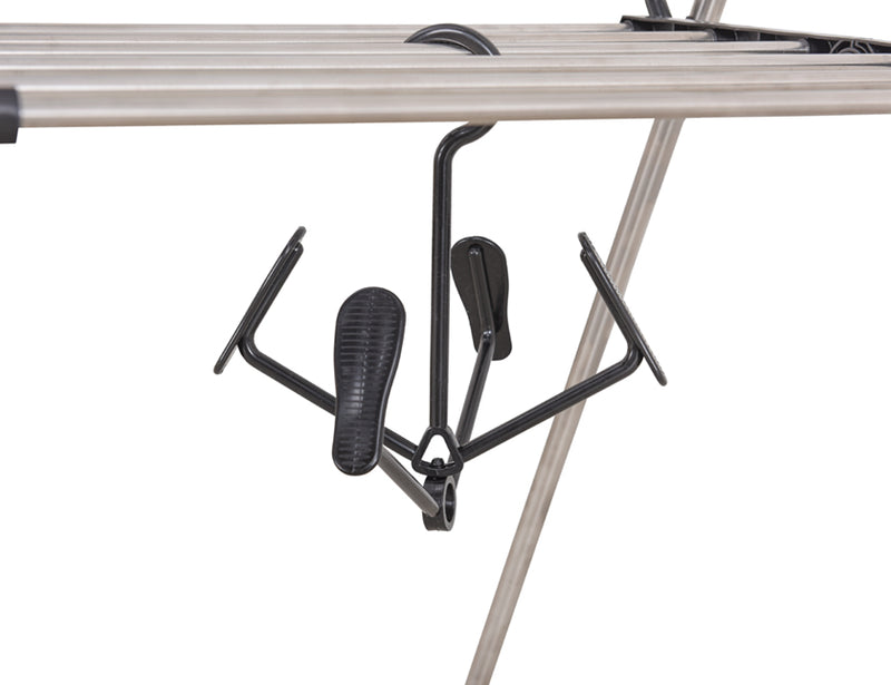 Practo Home Droogrek T-model + kledingrek Laurence inox 20 m - V169