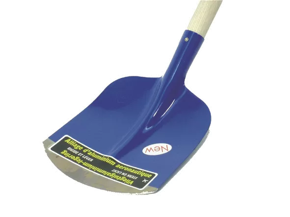 Talen Tools Zandschop nr2 in geharde vliegtuigaluminium legering met gebogen steel in essenhout - 400050MS2