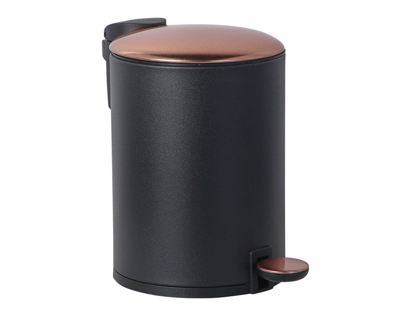 Practo Home Pedaalemmer 3L Mat zwart + brons - EPP603