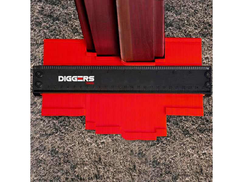 Diggers Aftekenhulp 12 cm - contourmal - Laminaathulp - DIG739
