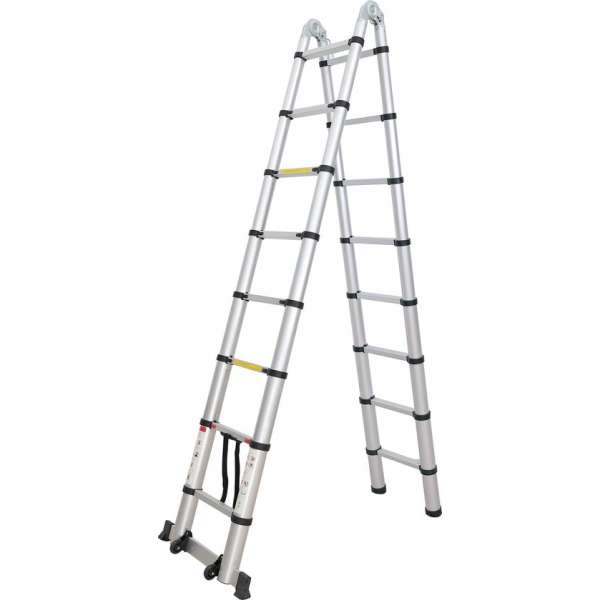 Diggers telescopische ladder 2 x 8 treden - 5.0 m - DIGGDL50