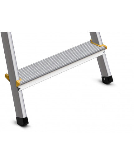Drabest Professionele aluminium trapladder dubbel 2 x 4 treden 150 kg - DD-4