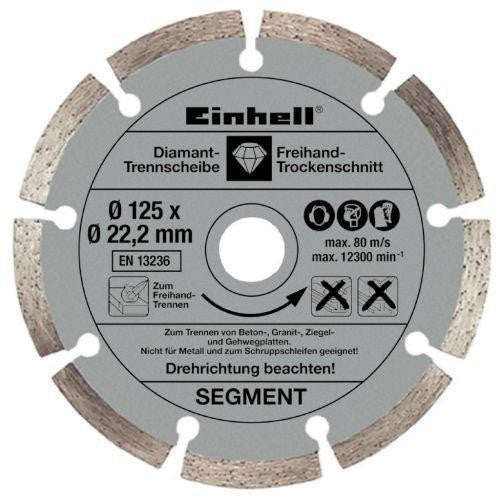 Einhell Haakse slijper 125 mm - 750 W - TE-AG 125/750 KIT